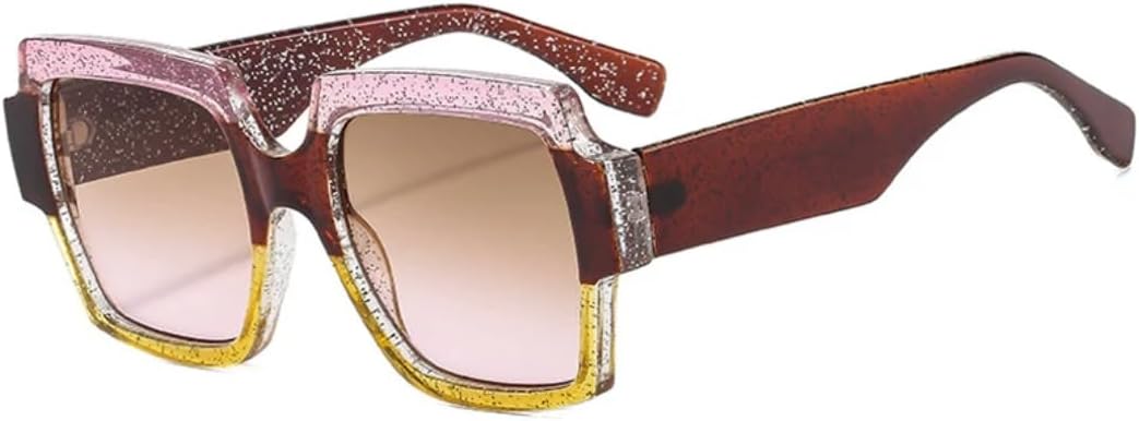 Женские и мужские солнцезащитные очки в винтажной квадратной оправе большого размера с защитой от УФ-излучения (UV400) для активного отдыха и вождения на открытом воздухе TVTBBVV, Brown Tea Pink
Женские и мужские солнцезащитные очки в винтажной квадратной оправе большого размера с защитой от УФ-излучения (UV400) для активного отдыха и вождения на открытом воздухе TVTBBVV, Brown Tea Pink