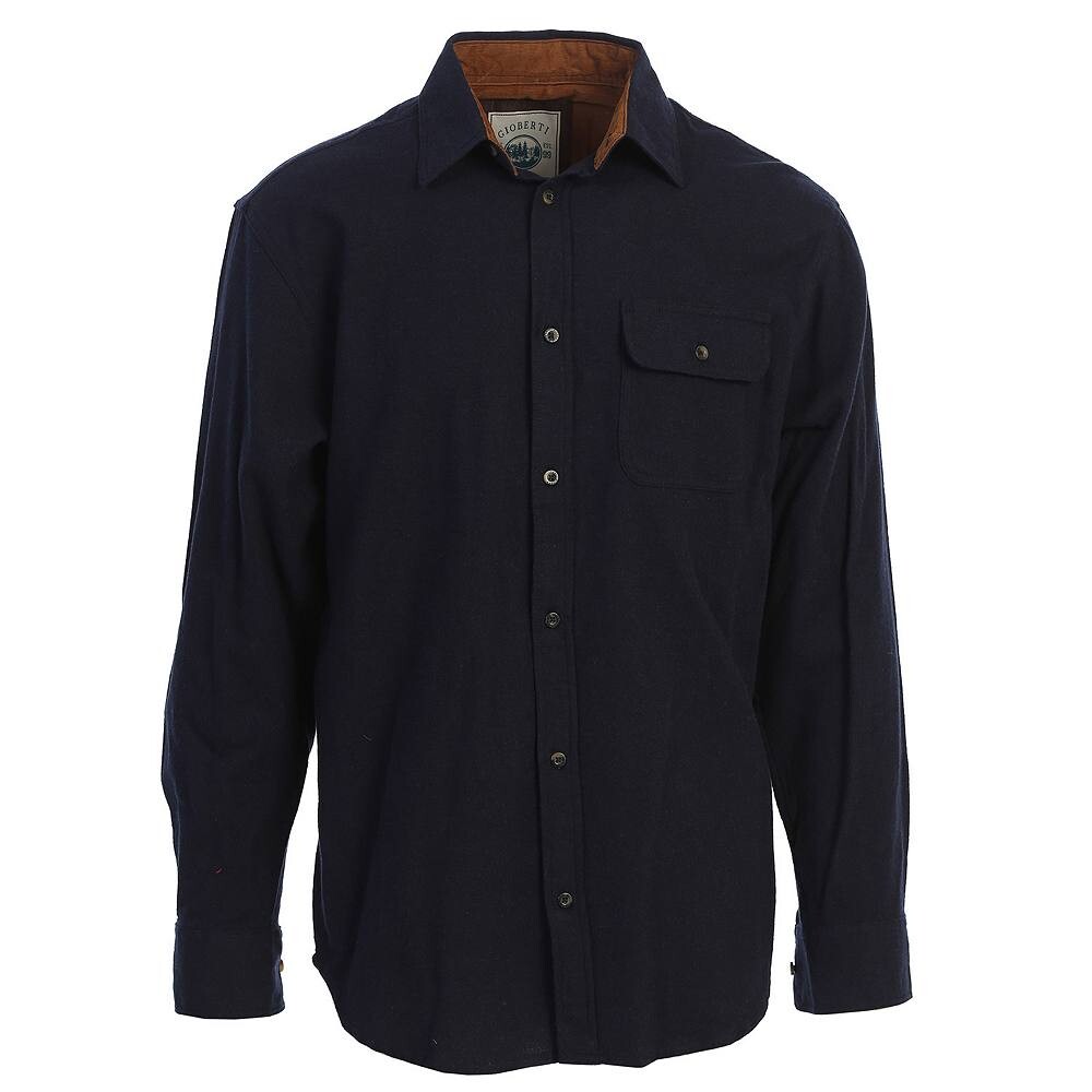 Gioberti Мужская фланелевая рубашка в клетку с начесом из 100 % хлопка с вельветовым контрастом, темно-синий
Gioberti Мужская фланелевая рубашка в клетку с начесом из 100 % хлопка с вельветовым контрастом, темно-синий