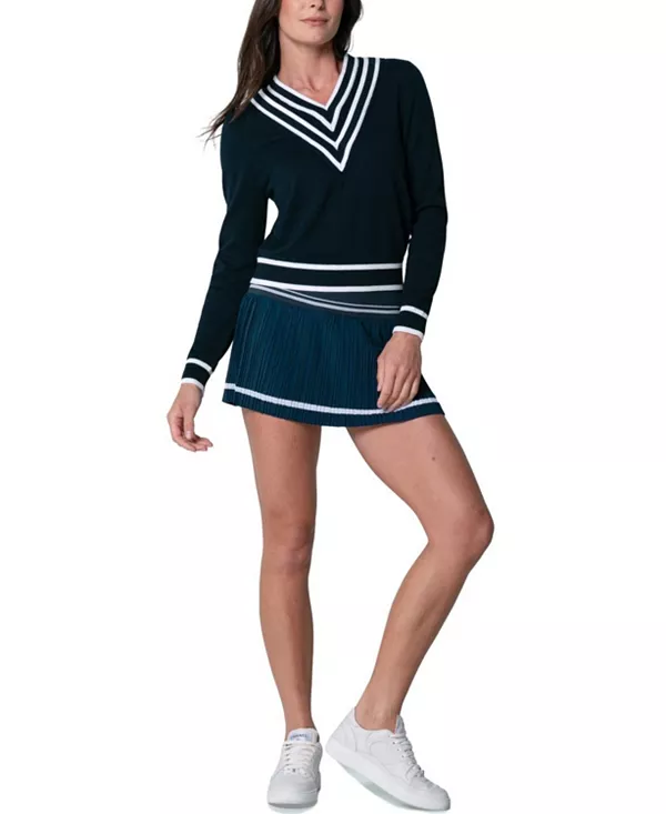 Свитер с V-образным вырезом «Победа» Lucky In Love, синий
Свитер с V-образным вырезом «Победа» Lucky In Love, синий