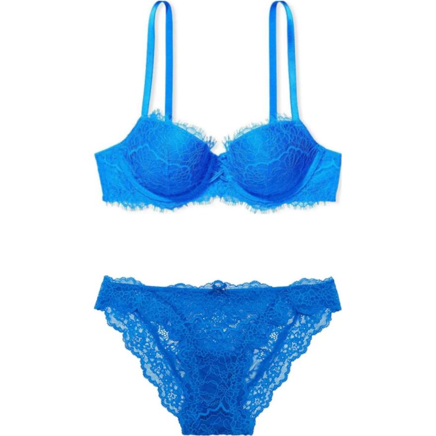 Victoria's Secret Женский комплект нижнего белья синий
Victoria's Secret Женский комплект нижнего белья синий