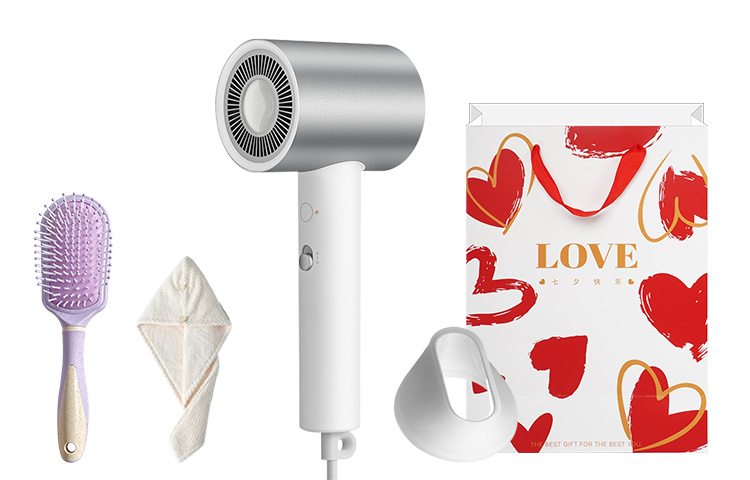 Фен для волос Mi, H500 (including Valentine's Day gift bag + airbag comb + hair dryer cap) 
Фен для волос Mi, H500 (including Valentine's Day gift bag + airbag comb + hair dryer cap)