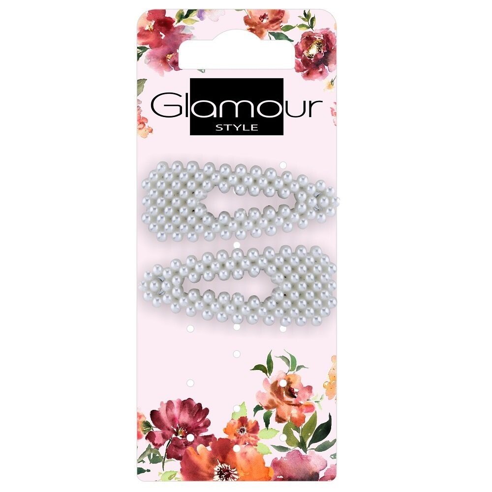 Заколки для волос Glamour с жемчугом, 2 шт
Заколки для волос Glamour с жемчугом, 2 шт