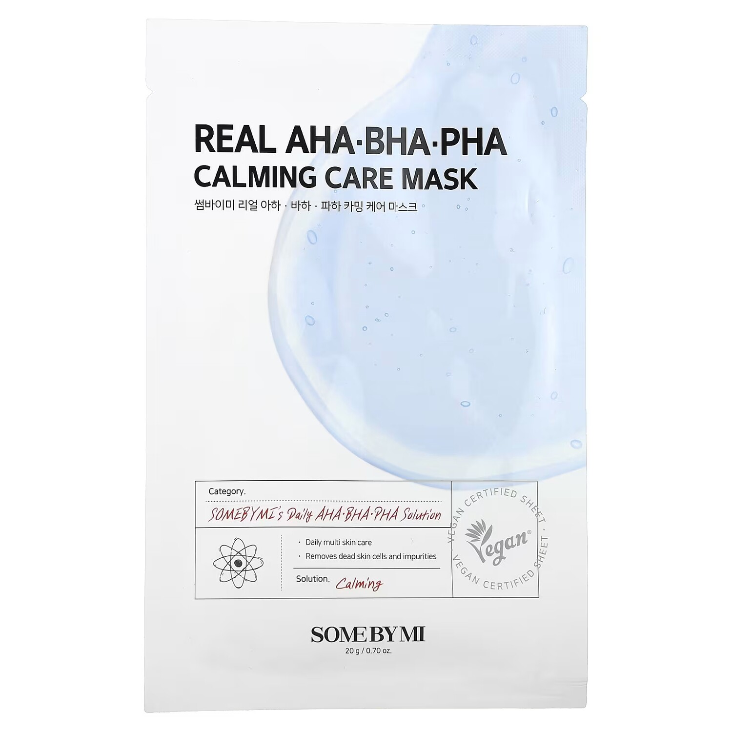 Успокаивающая косметическая маска Real AHA BHA PHA, 1 лист, 0,7 унции (20 г) SOME BY MI
Успокаивающая косметическая маска Real AHA BHA PHA, 1 лист, 0,7 унции (20 г) SOME BY MI