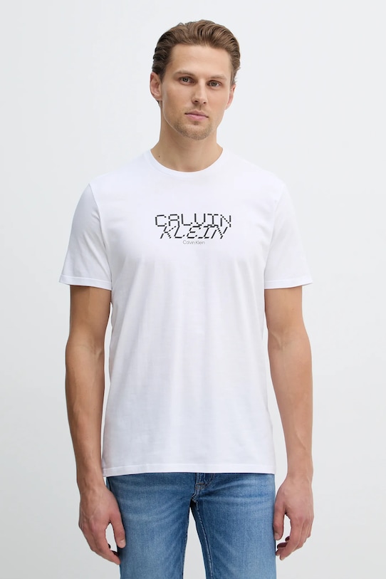 Хлопковая футболка Calvin Klein Jeans, белый
Хлопковая футболка Calvin Klein Jeans, белый