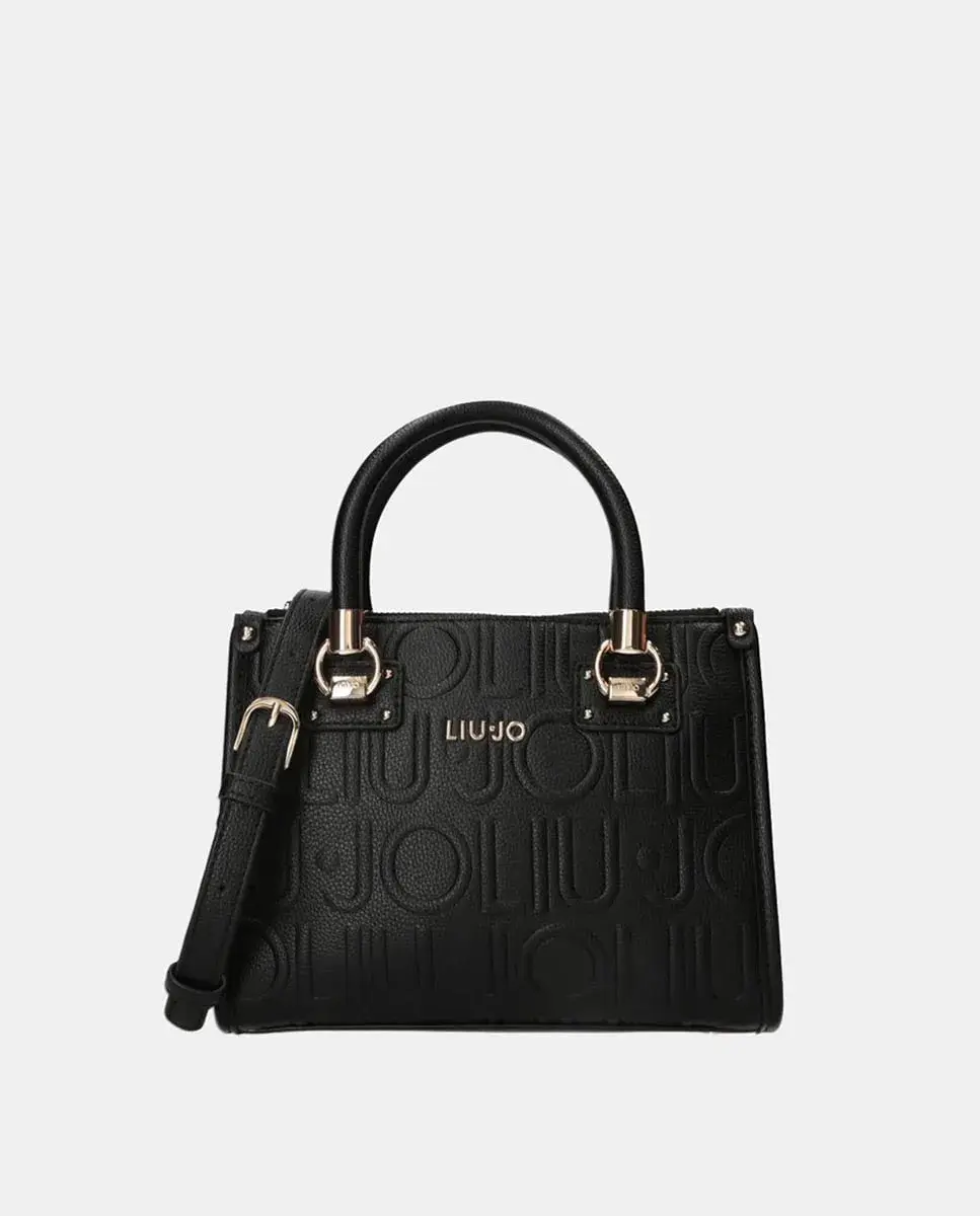 Мини-саквояж с несколькими отделениями и съемной ручкой Liujo, черный
Мини-саквояж с несколькими отделениями и съемной ручкой Liujo, черный