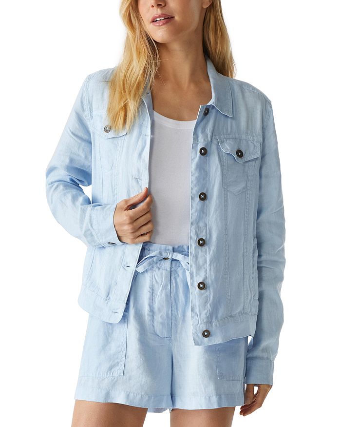 Льняной жакет Michael Stars, синий
Льняной жакет Michael Stars, синий