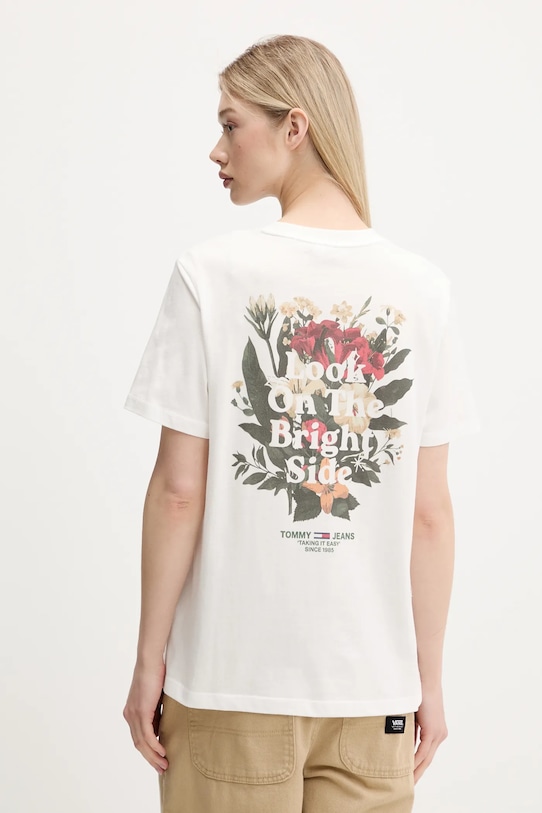 Хлопковая футболка Tommy Jeans, белый
Хлопковая футболка Tommy Jeans, белый