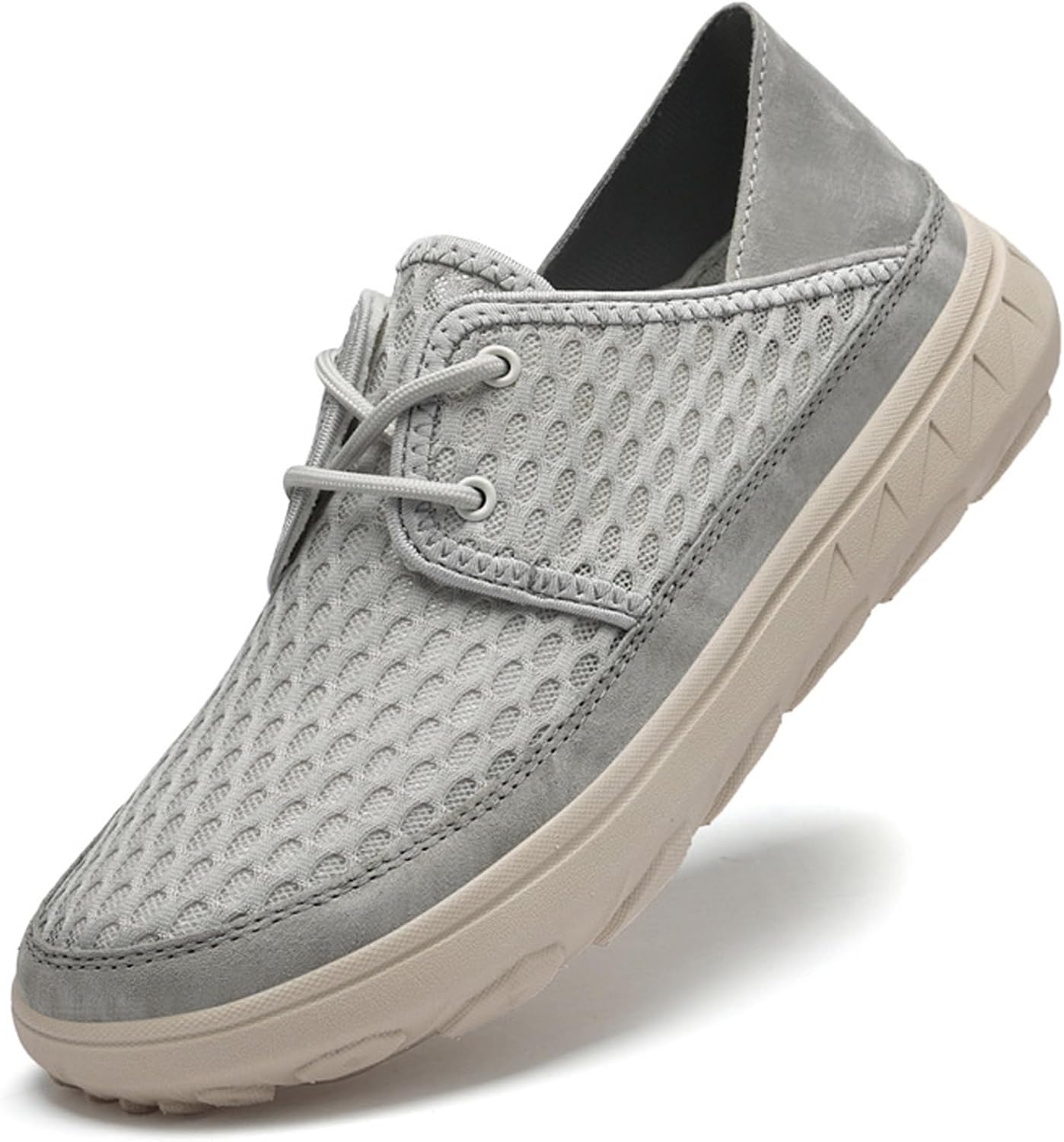 Мужские дышащие лоферы на платформе WYUETRA с сеткой, легкие, удобные, с нескользящей подошвой, шнуровкой и без застежки, повседневные кроссовки для прогулок, модная обувь для улицы и вождения, серый
Мужские дышащие лоферы на платформе WYUETRA с сеткой, легкие, удобные, с нескользящей подошвой, шнуровкой и без застежки, повседневные кроссовки для прогулок, модная обувь для улицы и вождения, серый