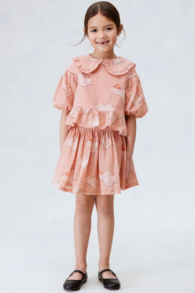 Юбка из ткани сирсакер с узором H&M, мультиколор
Юбка из ткани сирсакер с узором H&M, мультиколор