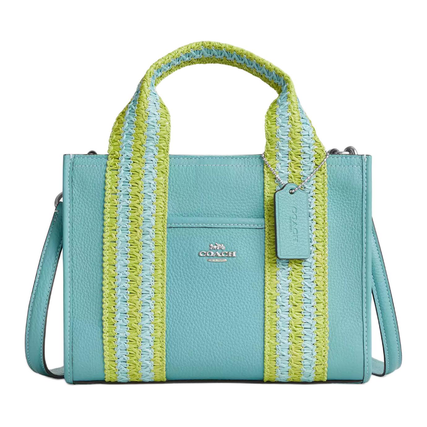 COACH Сумка через плечо из кожи пэббл среднего размера женская светло-зеленого каменного цвета
COACH Сумка через плечо из кожи пэббл среднего размера женская светло-зеленого каменного цвета