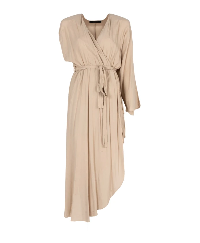 Элегантное асимметричное платье La Haine Inside Us, бежевый
Элегантное асимметричное платье La Haine Inside Us, бежевый