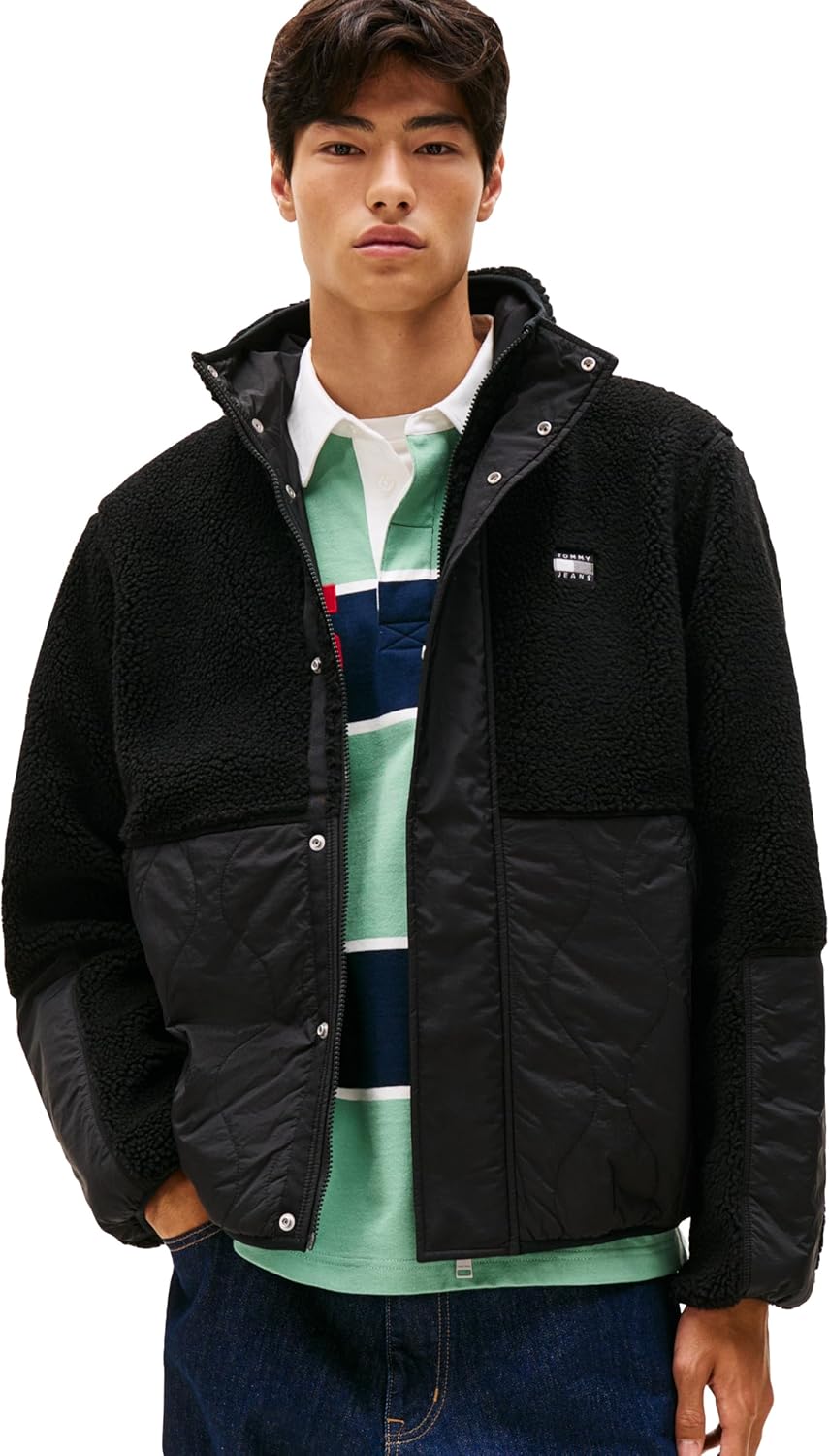 Мужская легкая куртка Tommy Jeans Teddy с вышитым логотипом Tommy Hilfiger, Black
Мужская легкая куртка Tommy Jeans Teddy с вышитым логотипом Tommy Hilfiger, Black