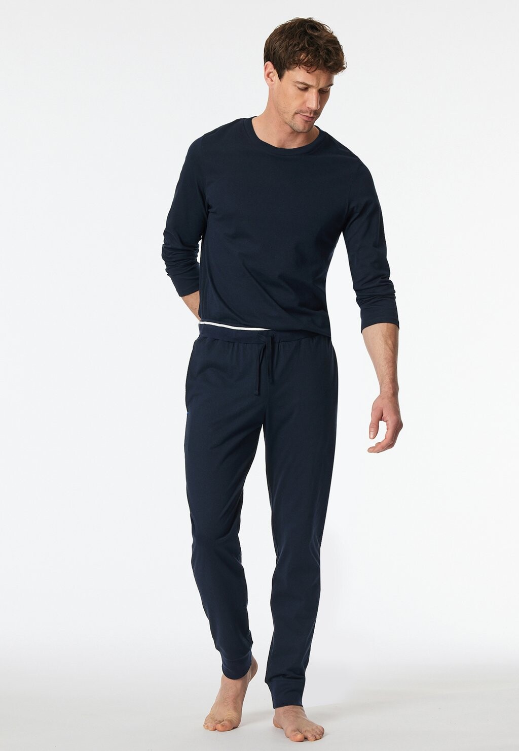 Пижамные штаны Schiesser, темно-синий
Пижамные штаны Schiesser, темно-синий