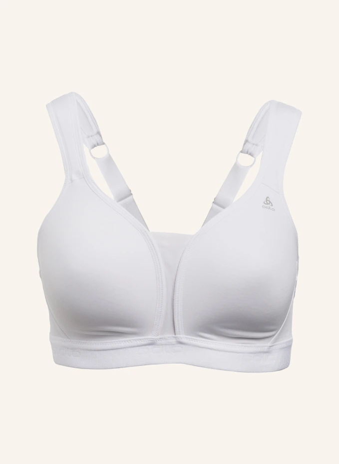 Спортивный бюстгальтер padded high Odlo, белый
Спортивный бюстгальтер padded high Odlo, белый