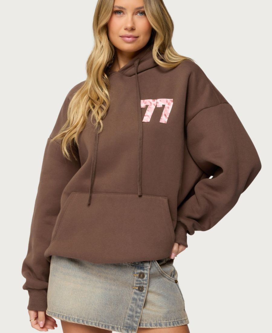 Женская толстовка Leopard 77 Oversized Edikted, Brown
Женская толстовка Leopard 77 Oversized Edikted, Brown