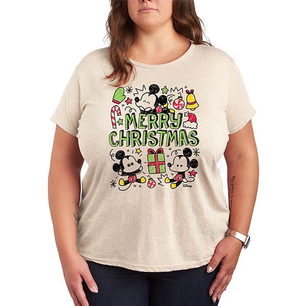 Футболка Plus size с принтом "Mickey Mouse Merry Christmas" Disney, Beige
Футболка Plus size с принтом "Mickey Mouse Merry Christmas" Disney, Beige