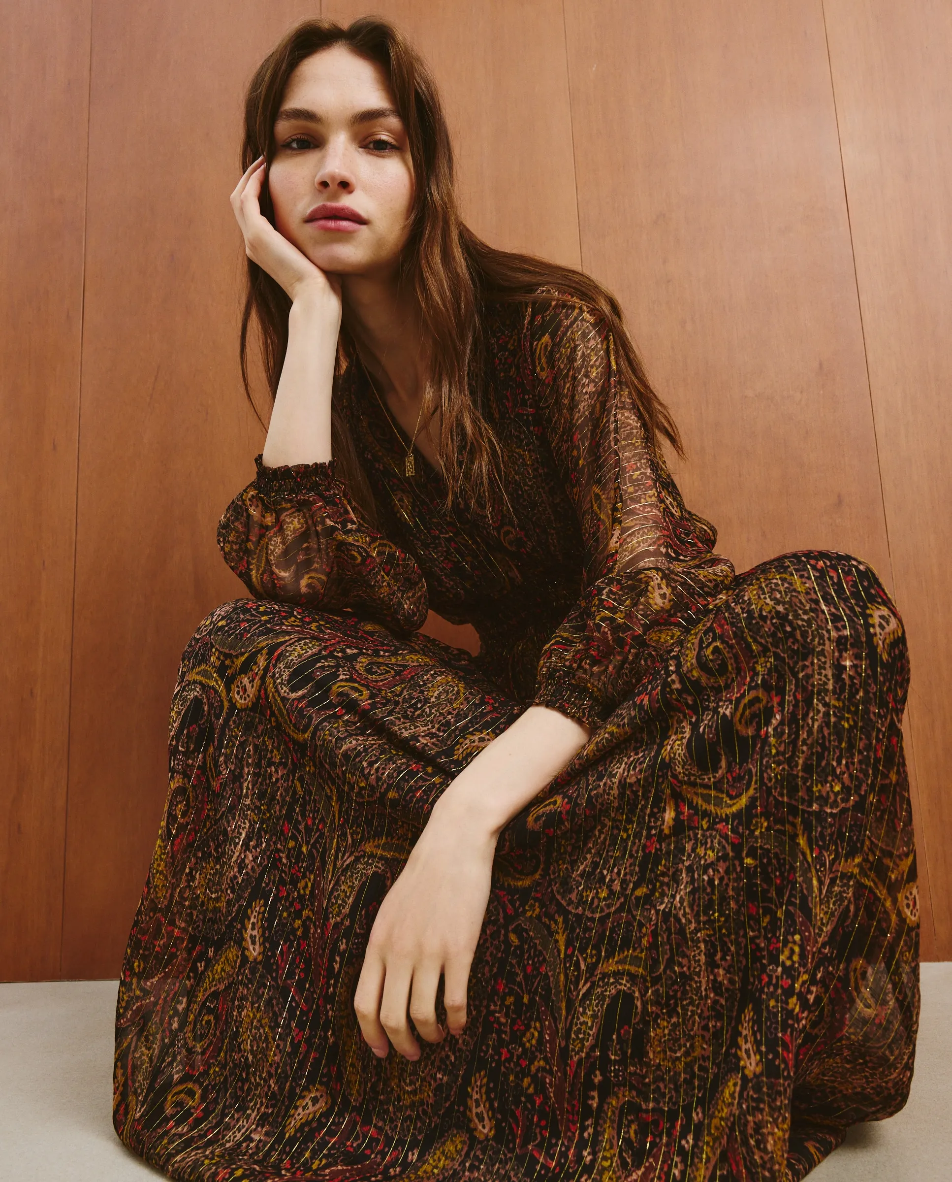 Женское короткое платье с длинными рукавами Southern Cotton, зеленый
Женское короткое платье с длинными рукавами Southern Cotton, зеленый