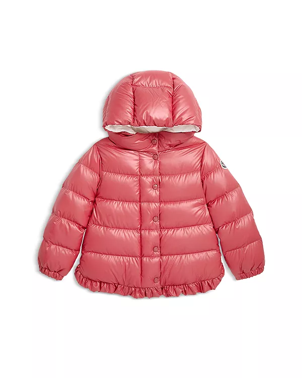 Пуховая куртка-тузик Tazui с оборками для девочек - для малышек. Moncler, розовый
Пуховая куртка-тузик Tazui с оборками для девочек - для малышек. Moncler, розовый