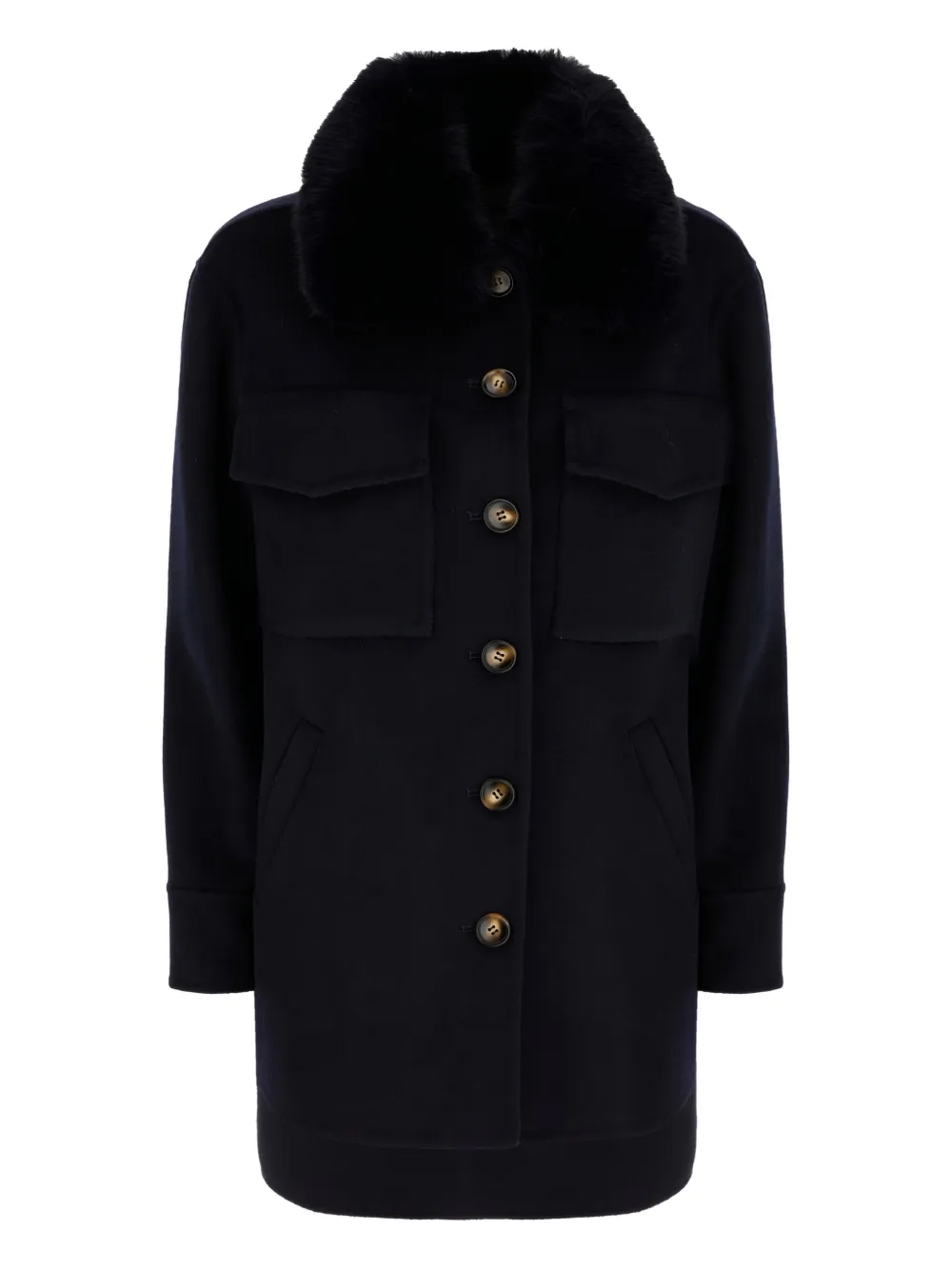 Однобортное пальто на пуговицах Ava Adore, синий
Однобортное пальто на пуговицах Ava Adore, синий