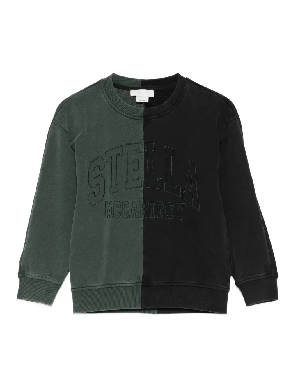 Двухцветная толстовка с логотипом Stella Mccartney Kids, черный
Двухцветная толстовка с логотипом Stella Mccartney Kids, черный