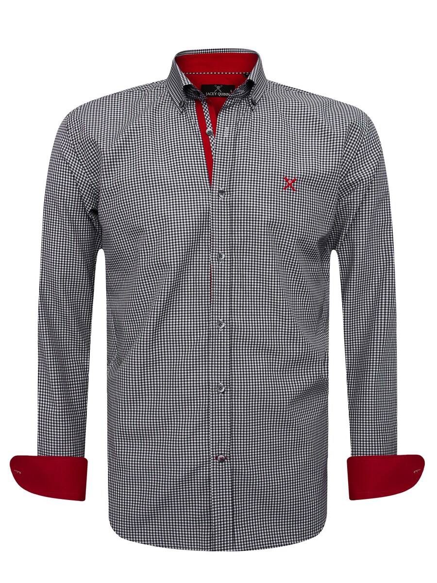 Рубашка обычного кроя на пуговицах Jacey Quinn, черный
Рубашка обычного кроя на пуговицах Jacey Quinn, черный