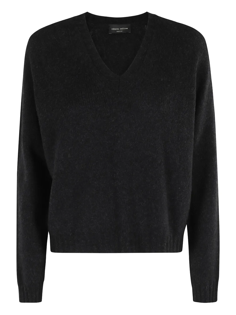 Свитер с V-образным вырезом Roberto Collina, черный
Свитер с V-образным вырезом Roberto Collina, черный