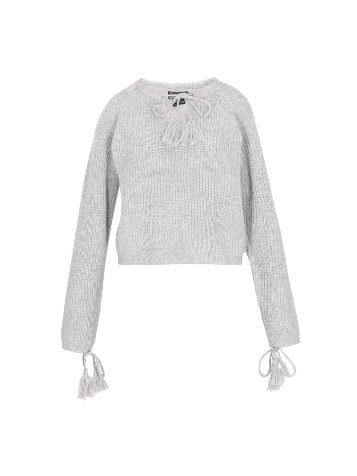 Женский свитер серого меланжа DreiMaster Vintage
Женский свитер серого меланжа DreiMaster Vintage