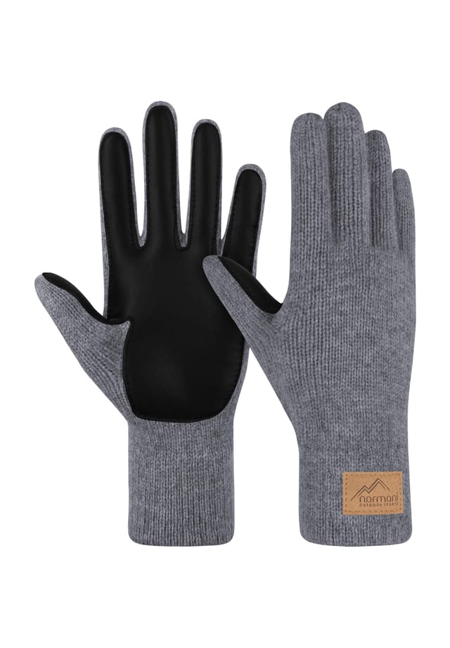 Перчатки без пальцев из мериносовой шерсти с накарой из овчины Normani, серый
Перчатки без пальцев из мериносовой шерсти с накарой из овчины Normani, серый