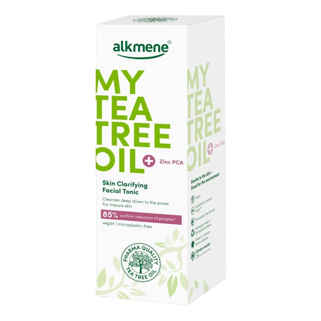 Мой очищающий тоник для лица с маслом чайного дерева Alkmene, 150 мл
Мой очищающий тоник для лица с маслом чайного дерева Alkmene, 150 мл