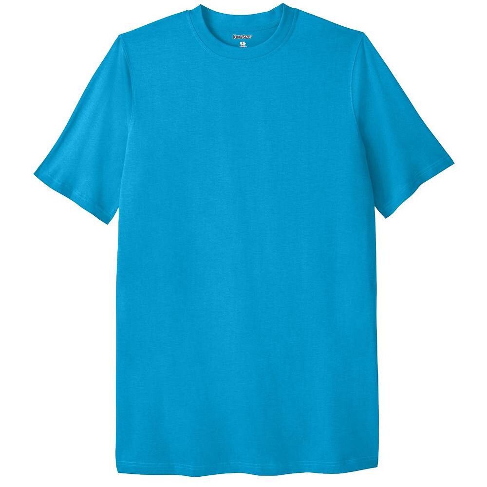 Мужская легкая, удлиненная футболка с круглым вырезом Kingsize Big & Tall без усадки KingSize, цвет Electric Turquoise
Мужская легкая, удлиненная футболка с круглым вырезом Kingsize Big & Tall без усадки KingSize, цвет Electric Turquoise