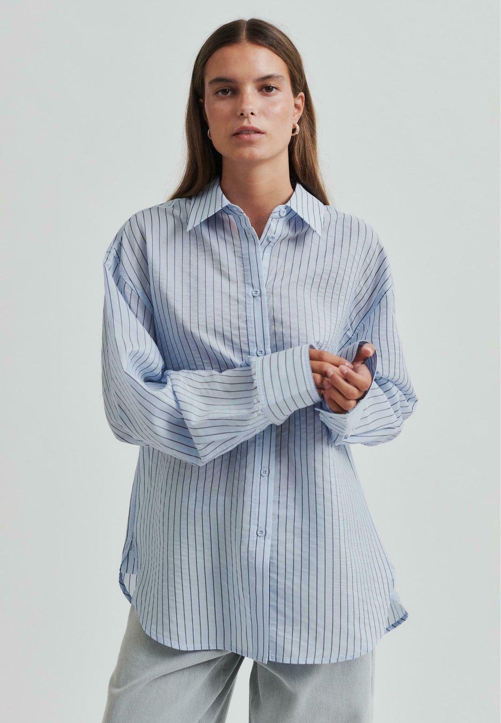 Блузка на пуговицах TURO Second Female, синий
Блузка на пуговицах TURO Second Female, синий