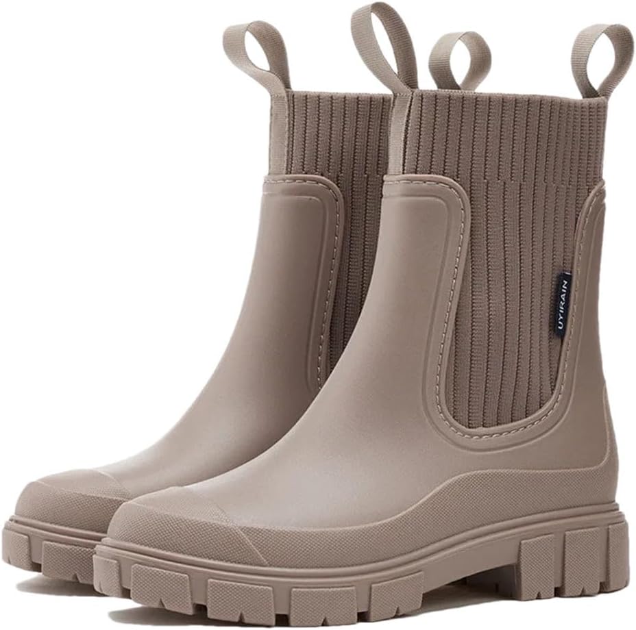 Мужские сапоги до середины икры с низким голенищем, с PVC, с круглым носком, резиновые дождевые ботинки, водонепроницаемые платформенные сапоги Generic, серый
Мужские сапоги до середины икры с низким голенищем, с PVC, с круглым носком, резиновые дождевые ботинки, водонепроницаемые платформенные сапоги Generic, серый