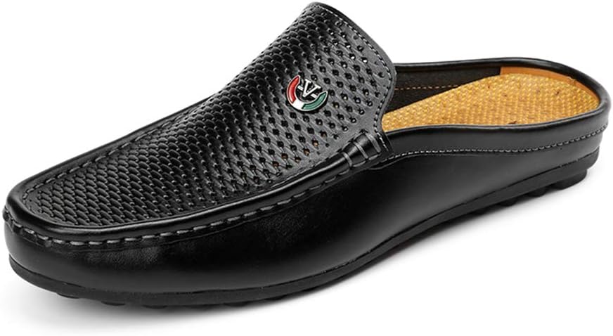 Мужские классические кожаные тапочки, офисные повседневные домашние лоферы без задника Eastcolor, черный
Мужские классические кожаные тапочки, офисные повседневные домашние лоферы без задника Eastcolor, черный