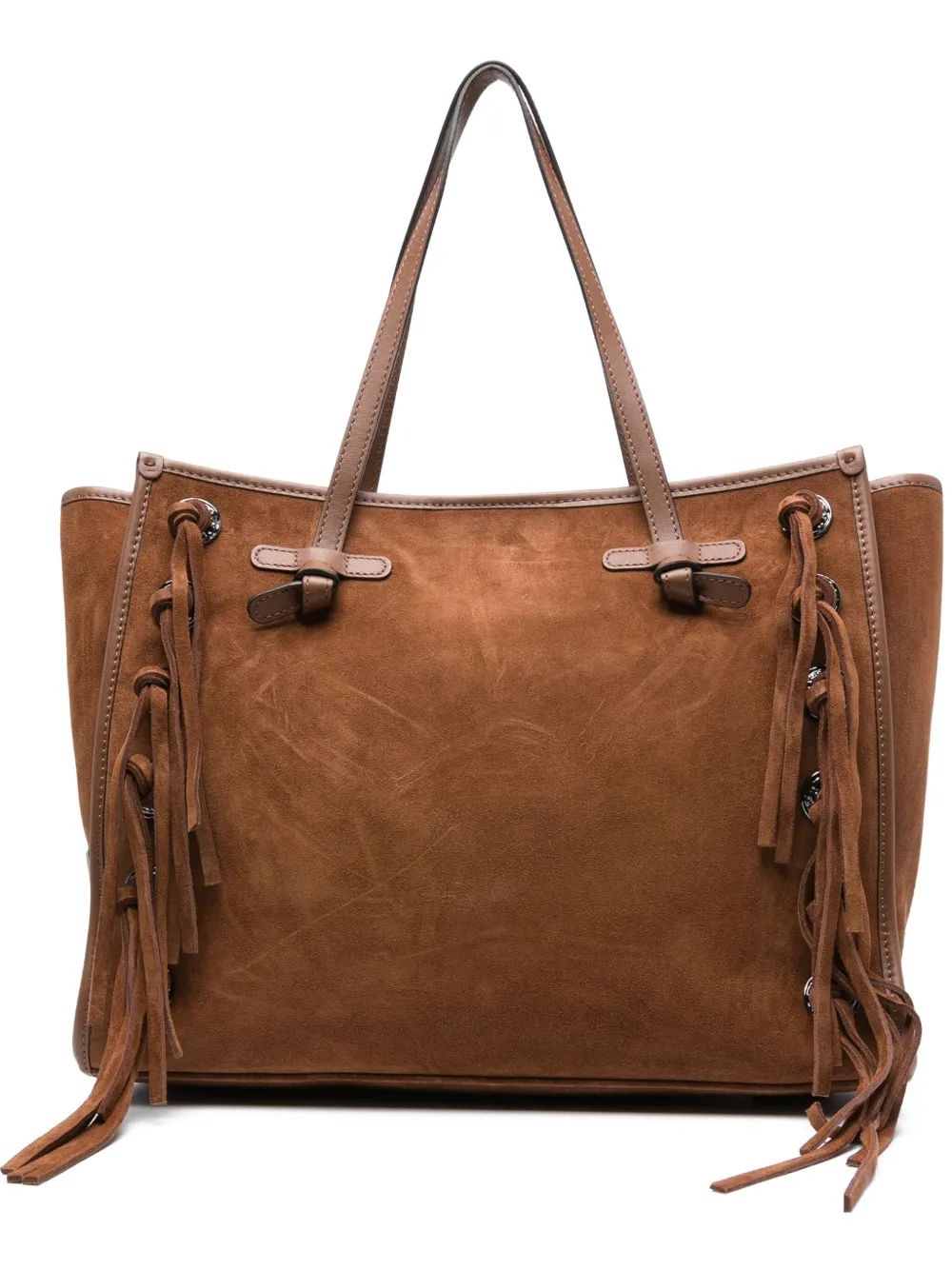 Сумка-тоут Marcella из замши с бахромой GIANNI CHIARINI, коричневый
Сумка-тоут Marcella из замши с бахромой GIANNI CHIARINI, коричневый