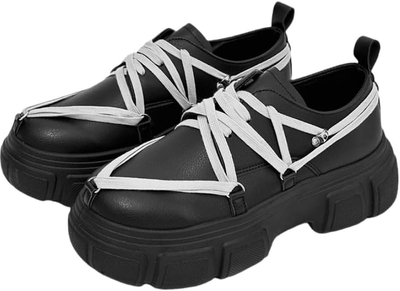 Мужские модные спортивные кроссовки с толстой подошвой- повседневная модель на шнуровке, подходит для всех сезонов, с прочной резиновой подошвой Clolinde, белый/черный
Мужские модные спортивные кроссовки с толстой подошвой- повседневная модель на шнуровке, подходит для всех сезонов, с прочной резиновой подошвой Clolinde, белый/черный