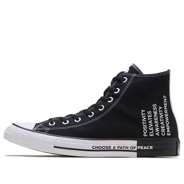 Кроссовки chuck taylor all star high 'seek peace - black' Converse, черный
Кроссовки chuck taylor all star high 'seek peace - black' Converse, черный