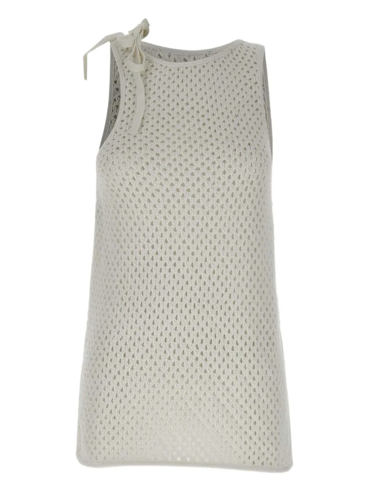 ANDREĀDAMO Топ в сетку, белый
ANDREĀDAMO Топ в сетку, белый