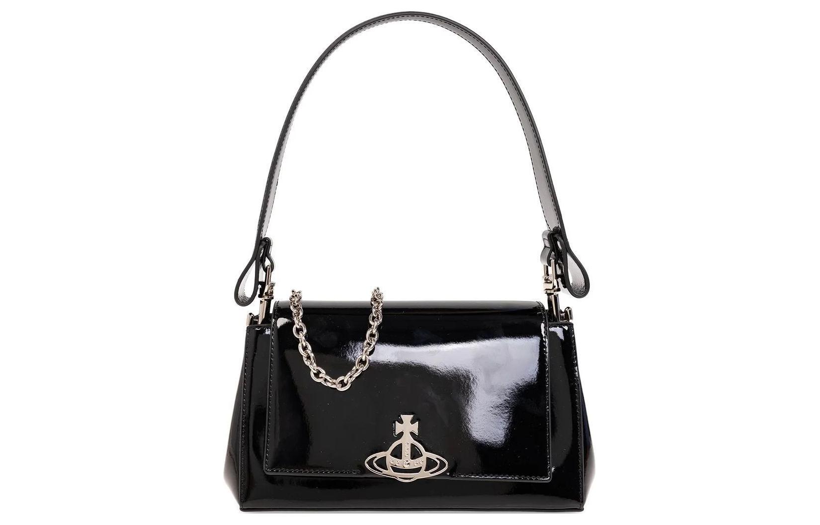 HAZEL Кожаная сумка через плечо, средний размер, женская, черная Vivienne Westwood
HAZEL Кожаная сумка через плечо, средний размер, женская, черная Vivienne Westwood