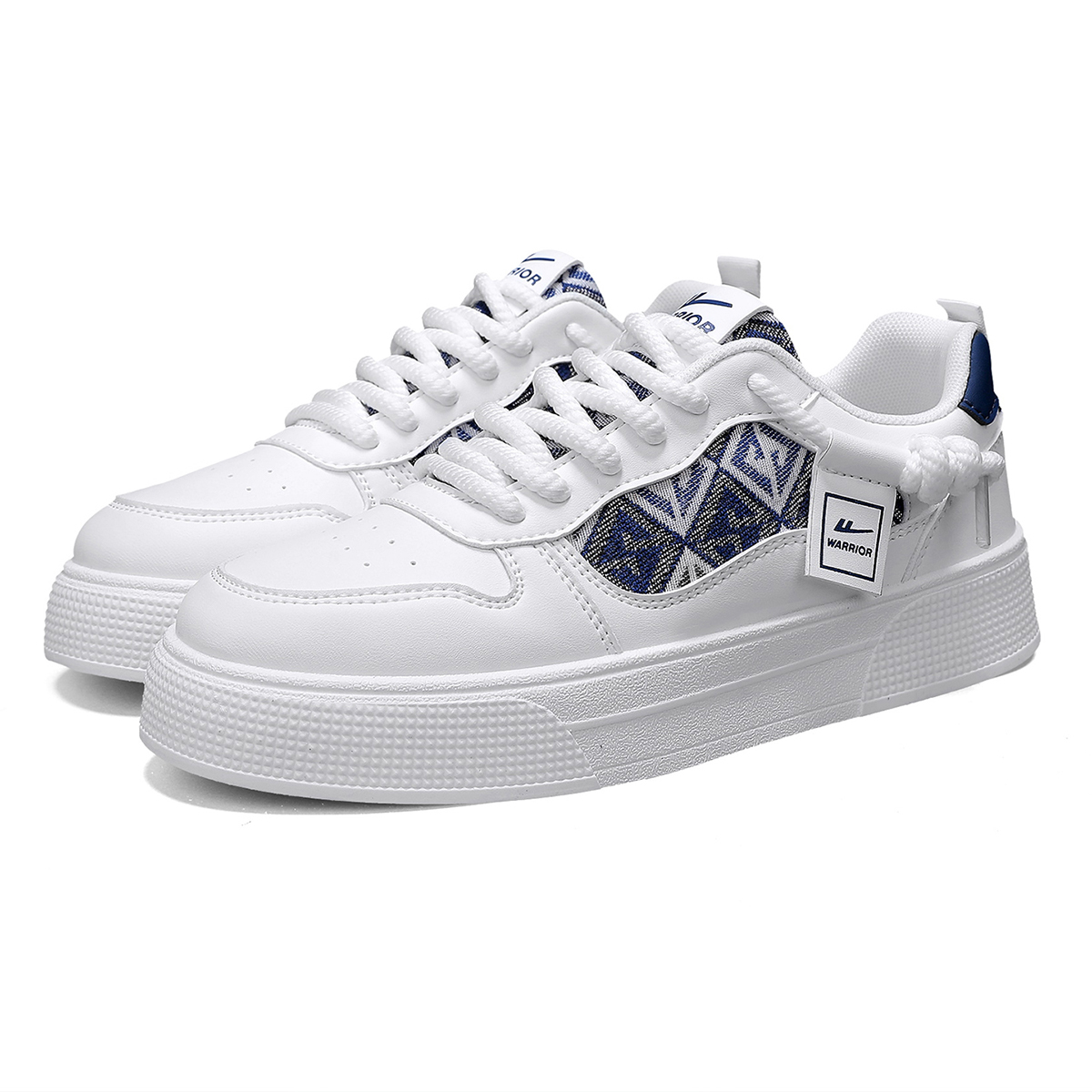 WARRIOR Кроссовки для скейтбординга мужские, низкие, белые, синие
WARRIOR Кроссовки для скейтбординга мужские, низкие, белые, синие
