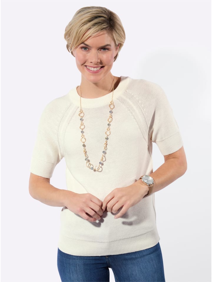 Свитер с короткими рукавами цвета экрю WITT WEIDEN
Свитер с короткими рукавами цвета экрю WITT WEIDEN