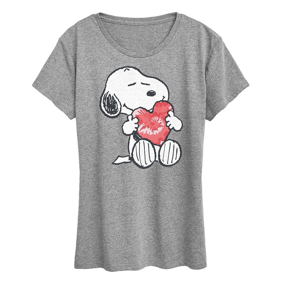 Женская футболка Peanuts Snoopy с рисунком сердца Licensed Character, цвет Heather Gray
Женская футболка Peanuts Snoopy с рисунком сердца Licensed Character, цвет Heather Gray