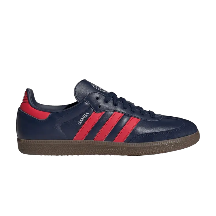 Кроссовки adidas Arsenal x Samba 'Away Kit', синий
Кроссовки adidas Arsenal x Samba 'Away Kit', синий