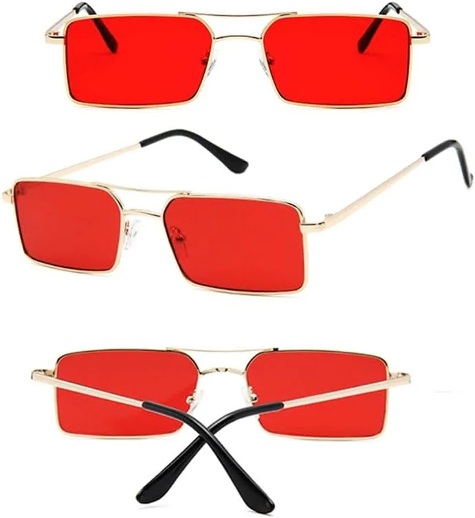 Винтажные солнцезащитные очки в стиле стимпанк, прямоугольные, женские, с металлическим мостиком, зеркальные, с защитой от УФ-излучения UV400 KTUCN, Gold Yellow
Винтажные солнцезащитные очки в стиле стимпанк, прямоугольные, женские, с металлическим мостиком, зеркальные, с защитой от УФ-излучения UV400 KTUCN, Gold Yellow