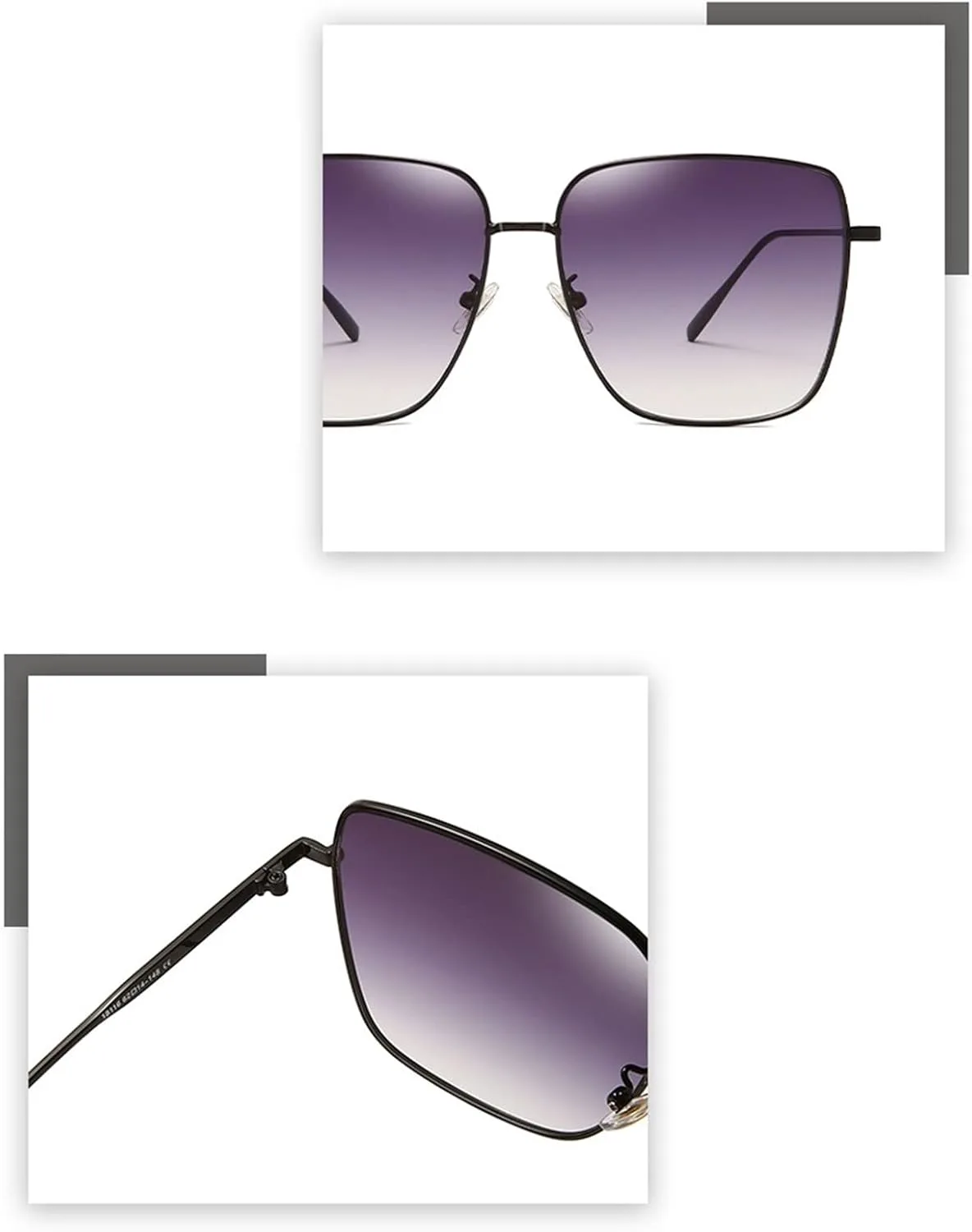 GAOXIN Металлические солнцезащитные очки в крупной оправе, модные, для мужчин и женщин, для уличной фотосъемки, отдыха на природе (Цвет: E, Размер: Средний), E
GAOXIN Металлические солнцезащитные очки в крупной оправе, модные, для мужчин и женщин, для уличной фотосъемки, отдыха на природе (Цвет: E, Размер: Средний), E