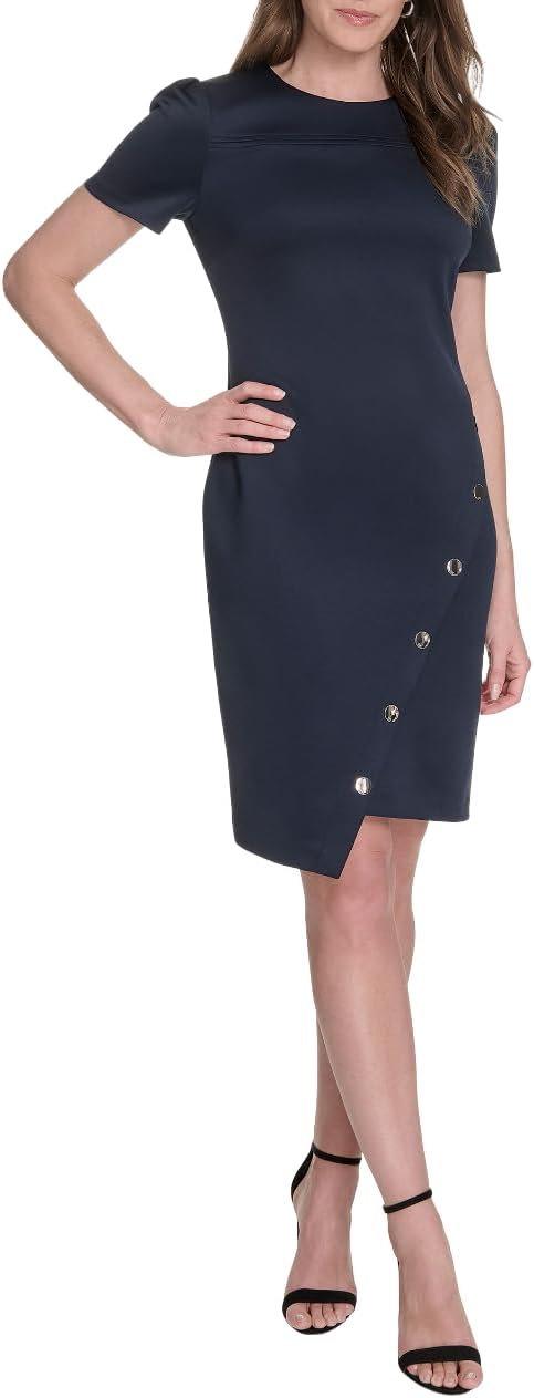 Женское платье-футляр Tommy Hilfiger с короткими рукавами, заклепками и асимметричным подолом, Sky Captain/Harbor Grey
Женское платье-футляр Tommy Hilfiger с короткими рукавами, заклепками и асимметричным подолом, Sky Captain/Harbor Grey