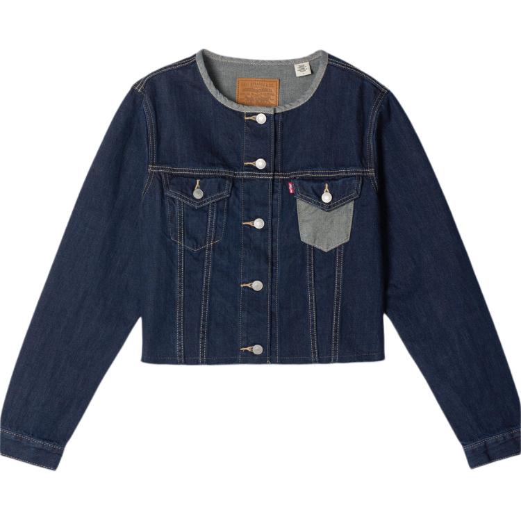 Levis Джинсовая куртка женская темно-синяя, Dark Blue
Levis Джинсовая куртка женская темно-синяя, Dark Blue