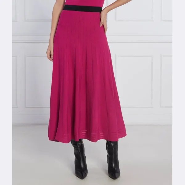 Плиссированная трикотажная юбка Karl Lagerfeld, фуксия 
Плиссированная трикотажная юбка Karl Lagerfeld, фуксия