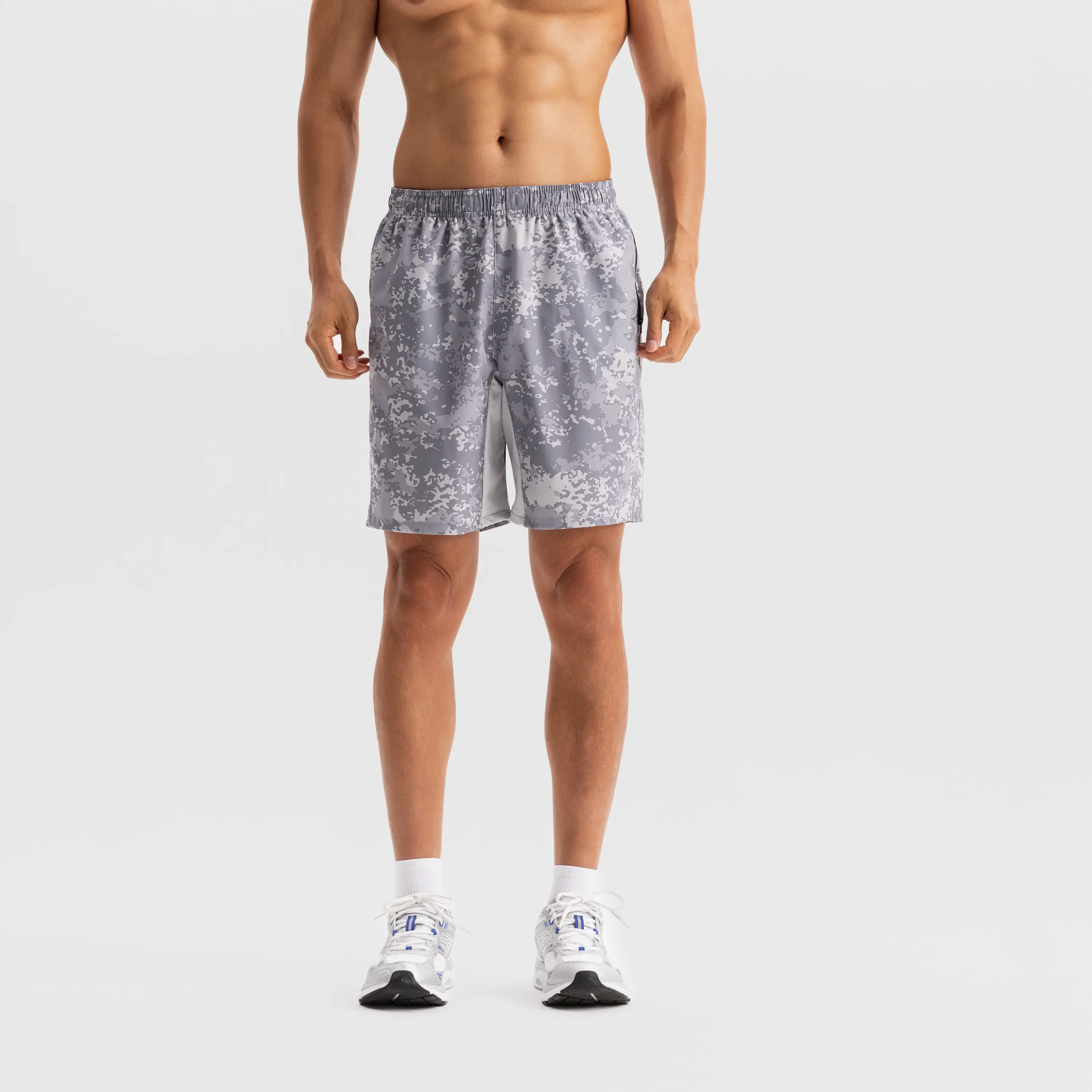 Мужские кардиошорты Domyos с серым принтом
Мужские кардиошорты Domyos с серым принтом