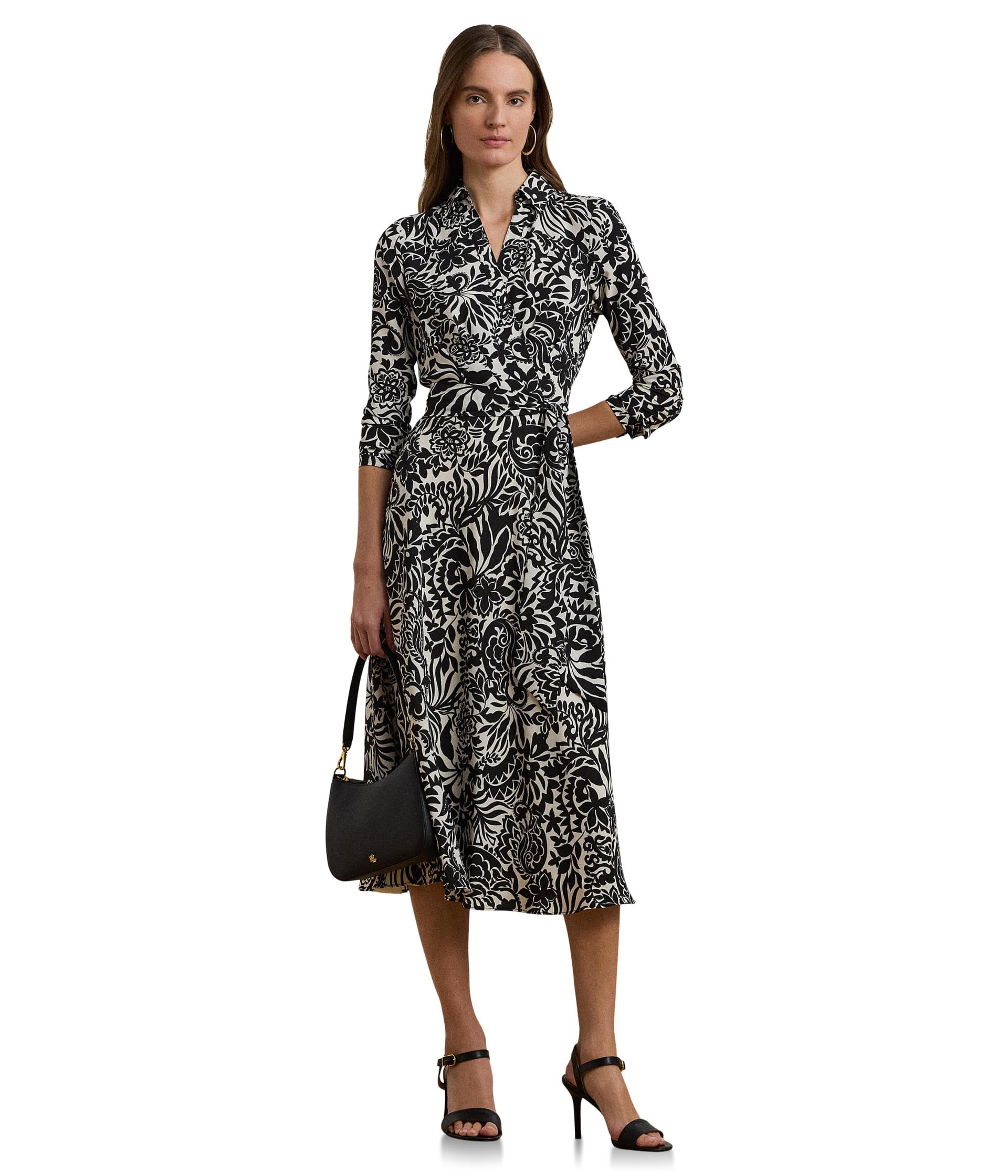 Платье Lauren Ralph Lauren Floral Crepe Midi Dress, Cream/Black
Платье Lauren Ralph Lauren Floral Crepe Midi Dress, Cream/Black