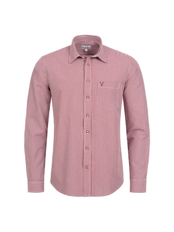 Традиционная рубашка Руди с длинными рукавами бордового цвета Nübler
Традиционная рубашка Руди с длинными рукавами бордового цвета Nübler